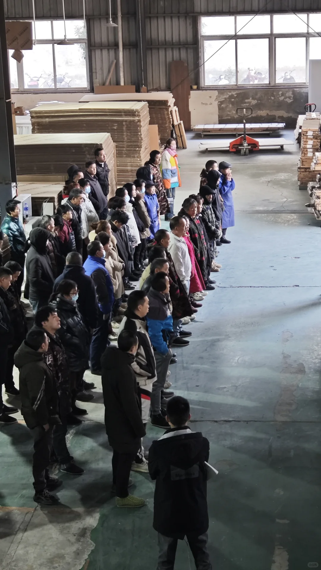 全屋定制工厂每周一会！