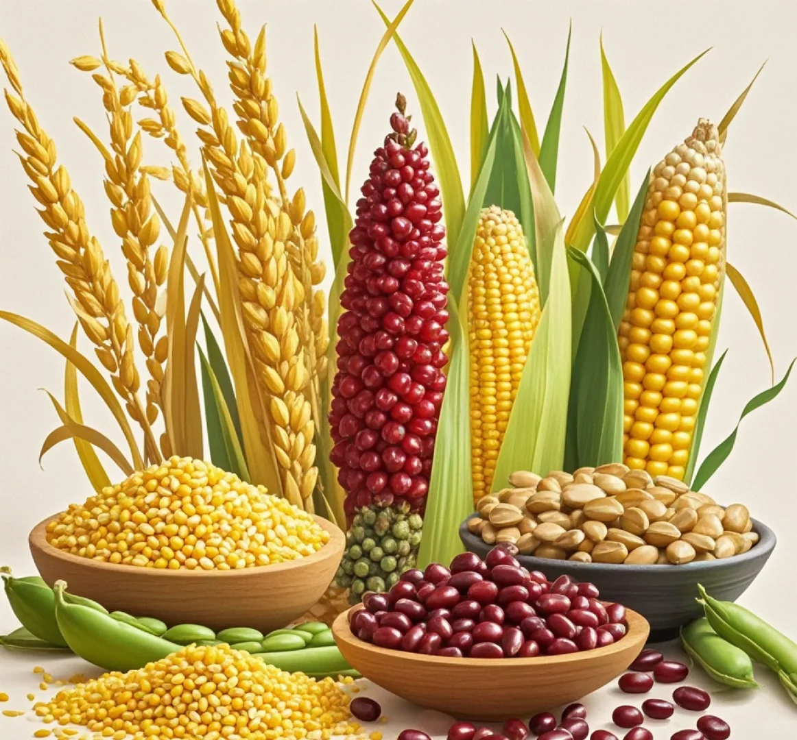 成语：五谷丰登