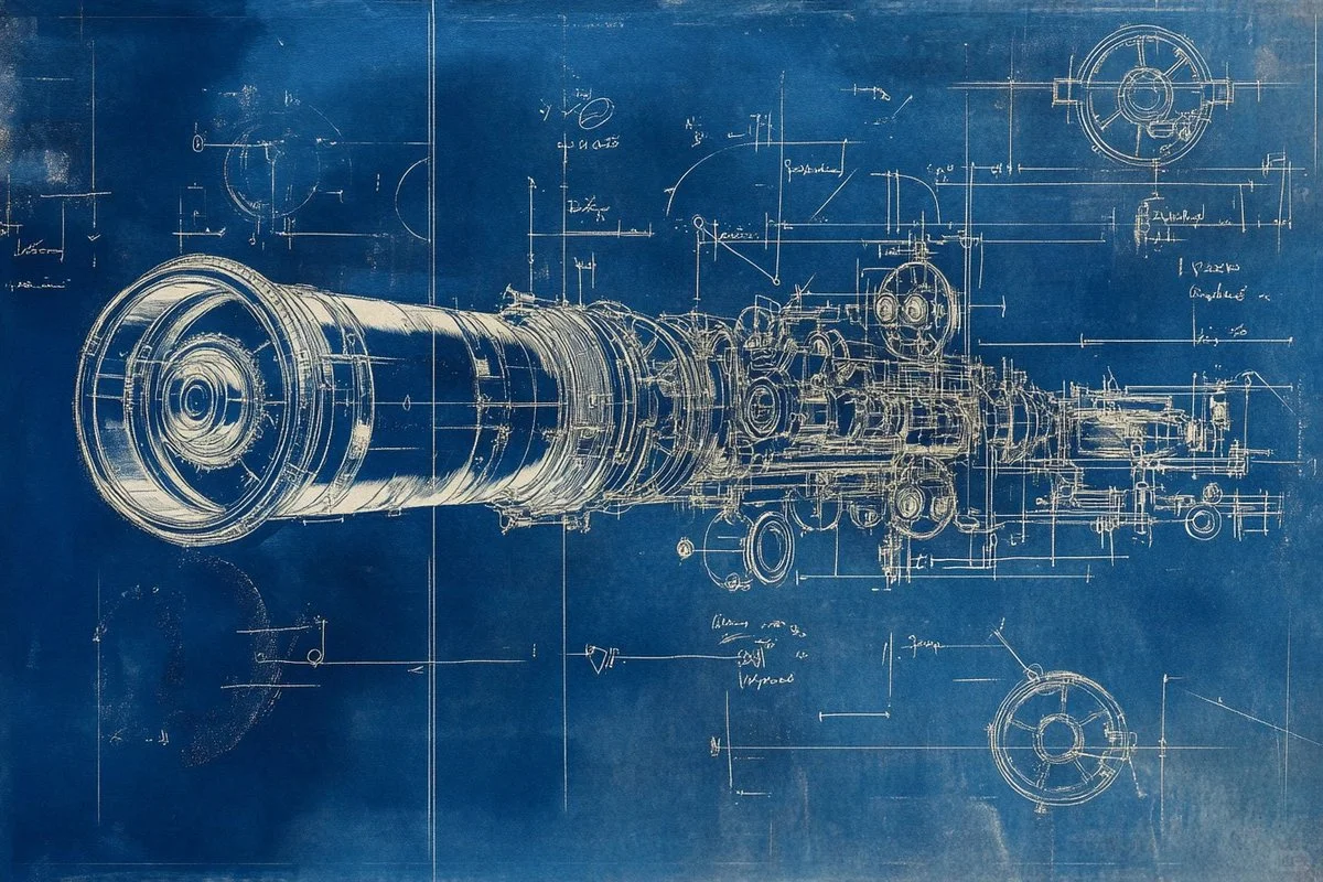 被工科美学拿捏了！机械蓝图大赏