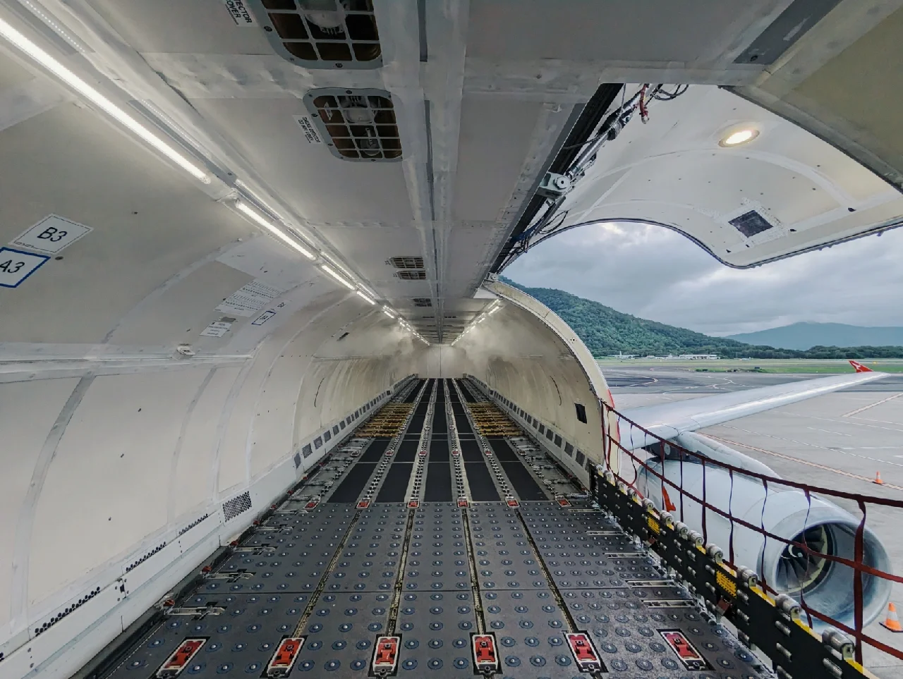 货机内部长什么样