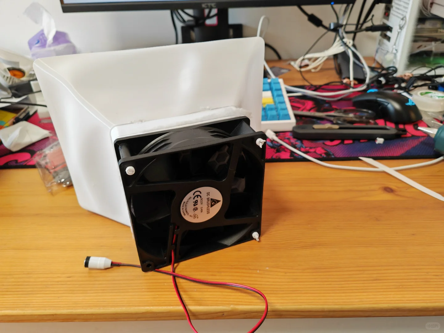 自制的烙铁废气净化器