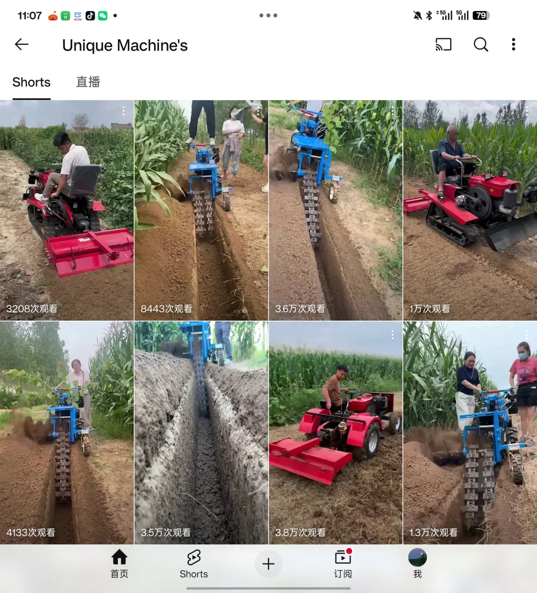 农业机械工厂做YouTube,客户自己找上门
