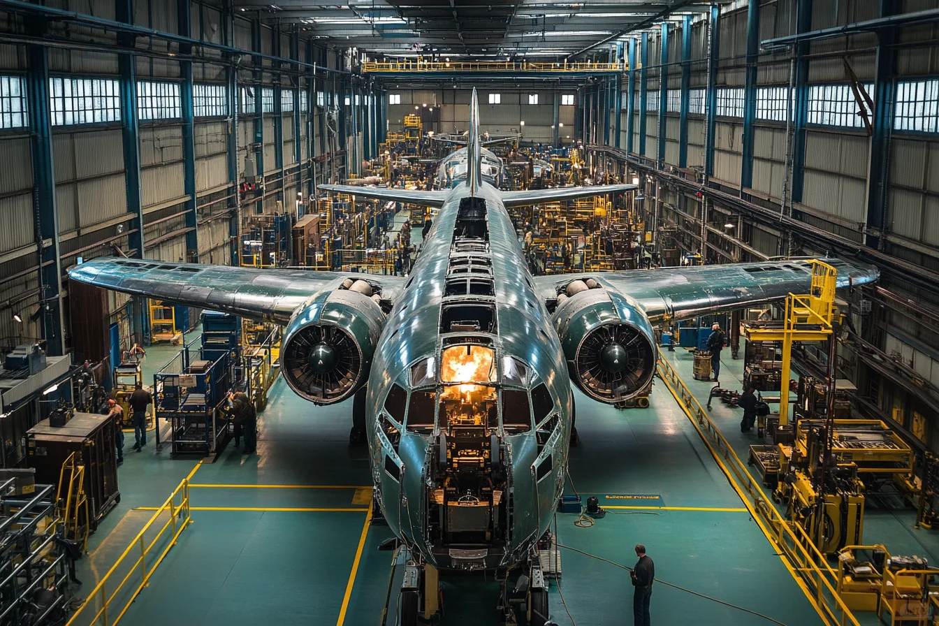 美国飞机工业机械图鉴