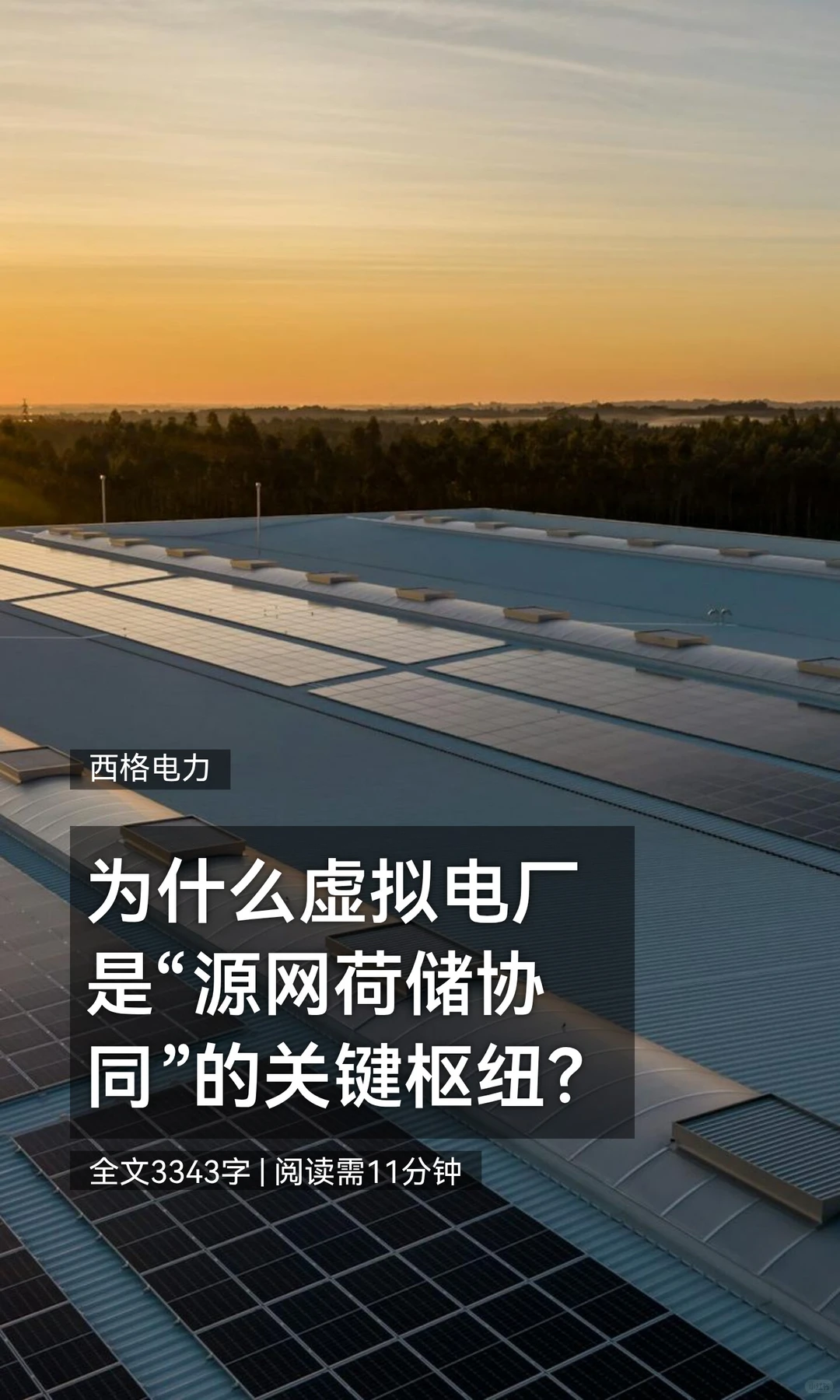 为什么虚拟电厂是“源网荷储协同”的关键枢