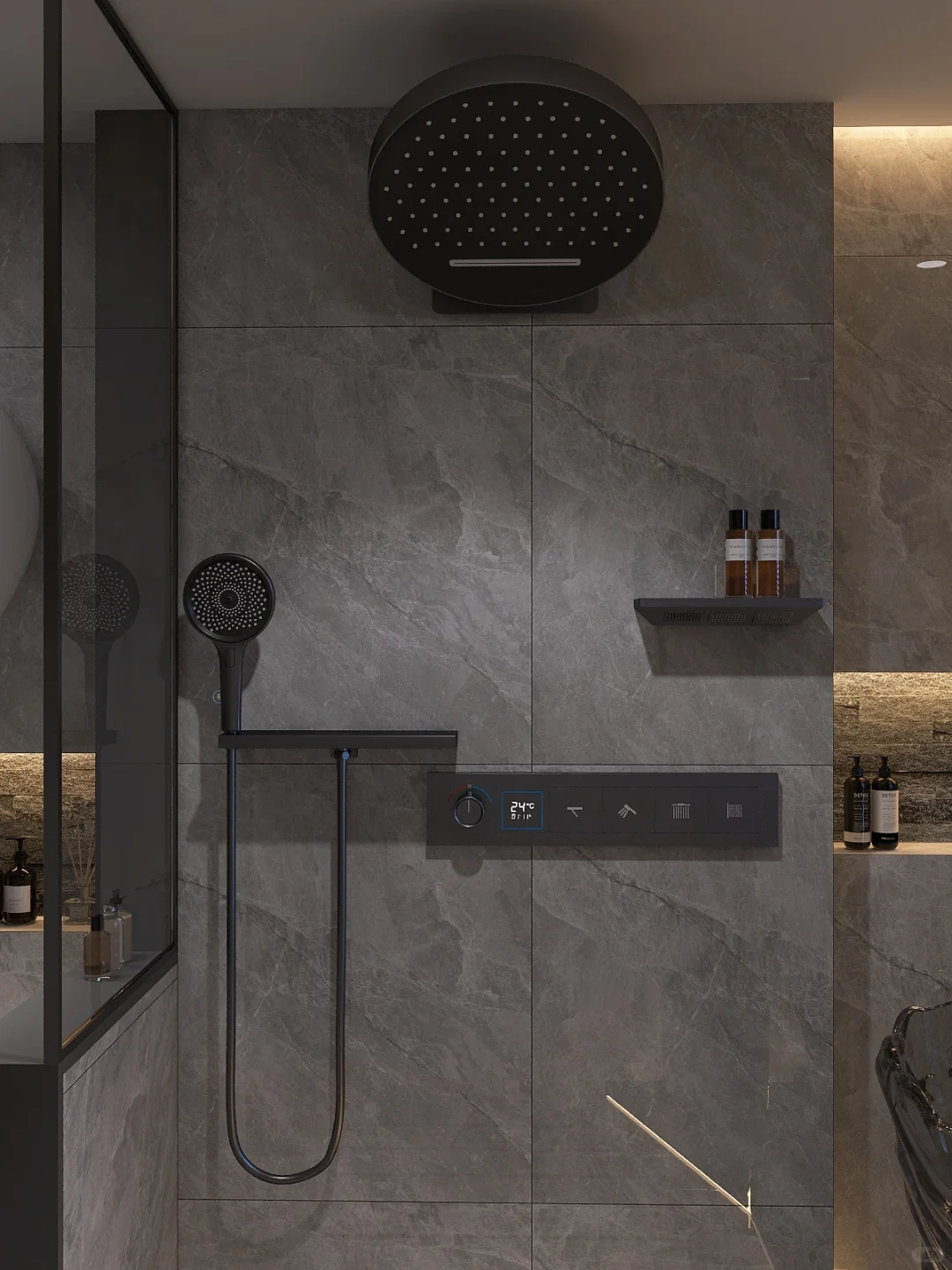 ?没想到这么成功，这浴室也太高级了