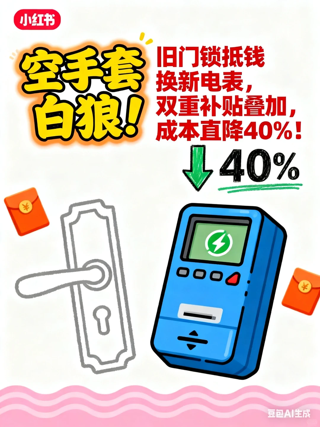 公寓智能电表以旧换新！成本直降 40%