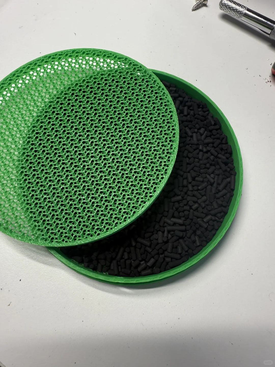 自制3D打印活性炭过滤器