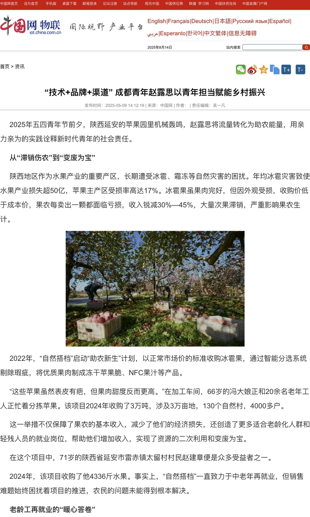 助农新思路：让滞销果变“致富果”