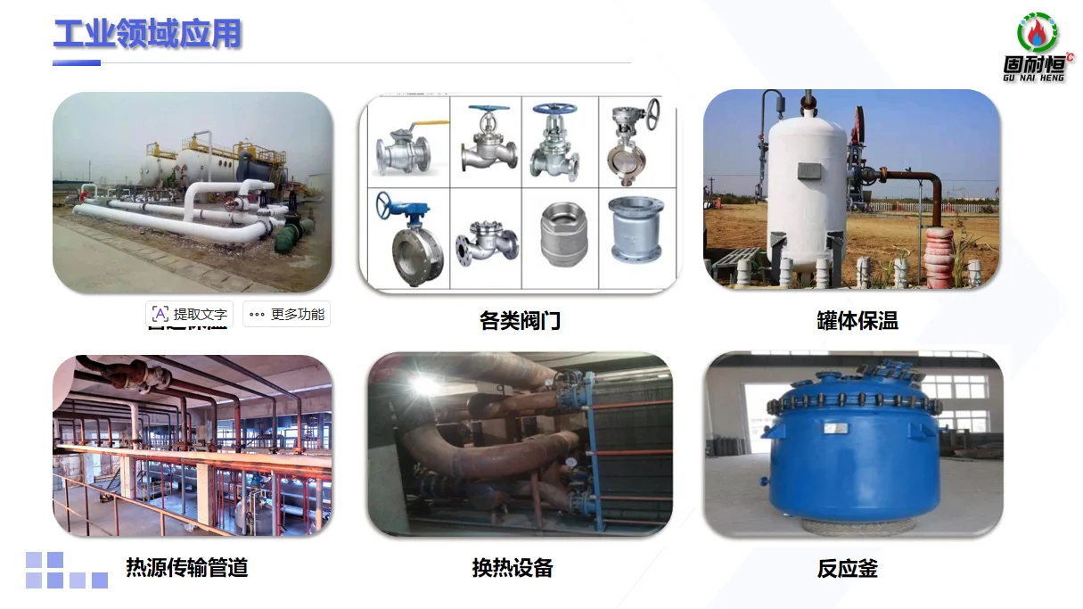 固耐恒气凝胶跨行业高效节能解决方案全景图