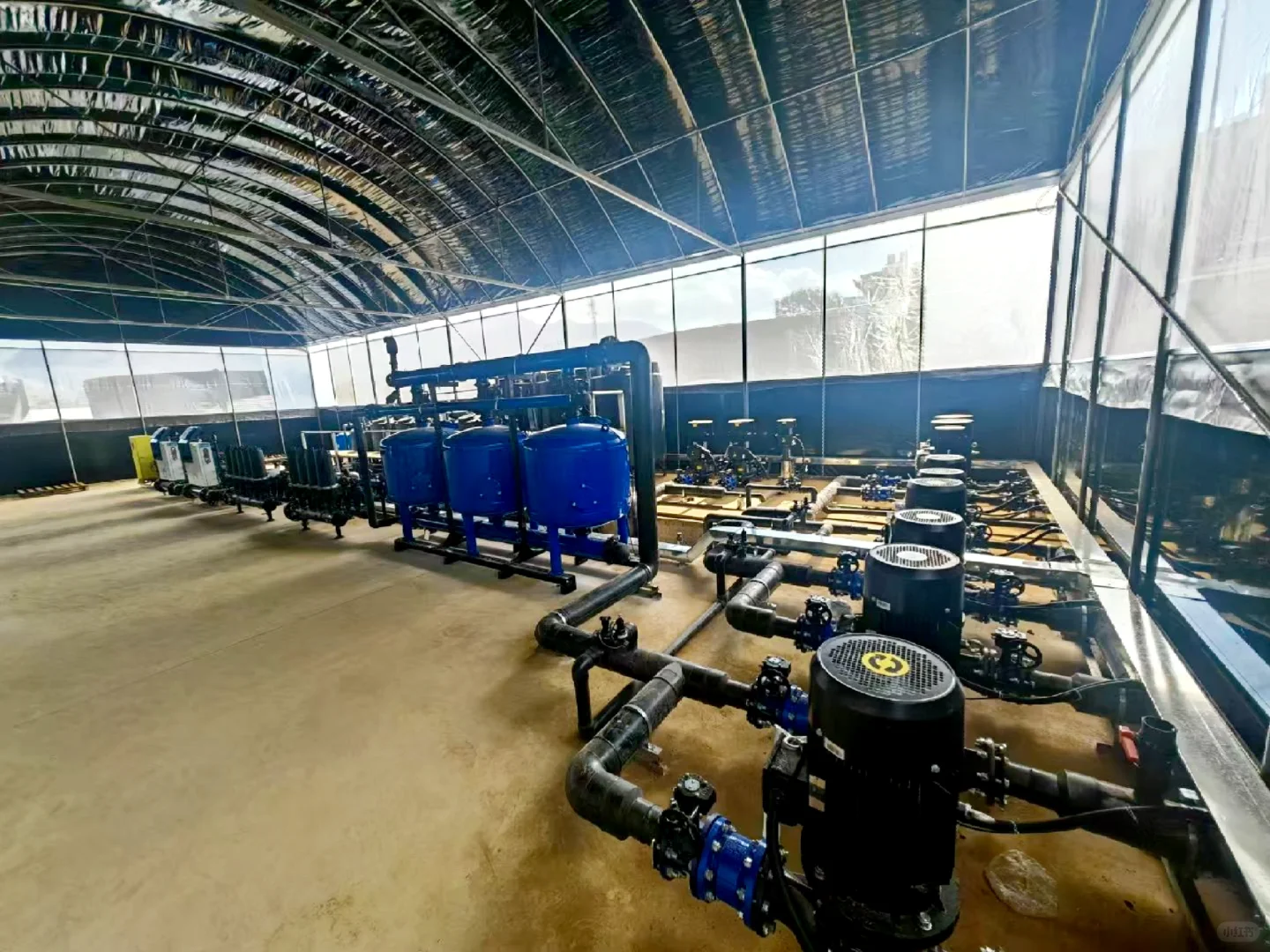 安装好的水肥一体化设备实拍