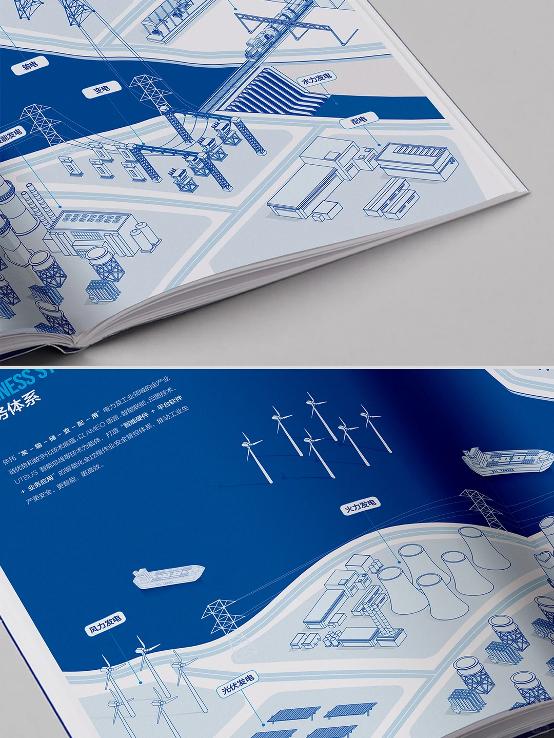 新型电力系统画册设计