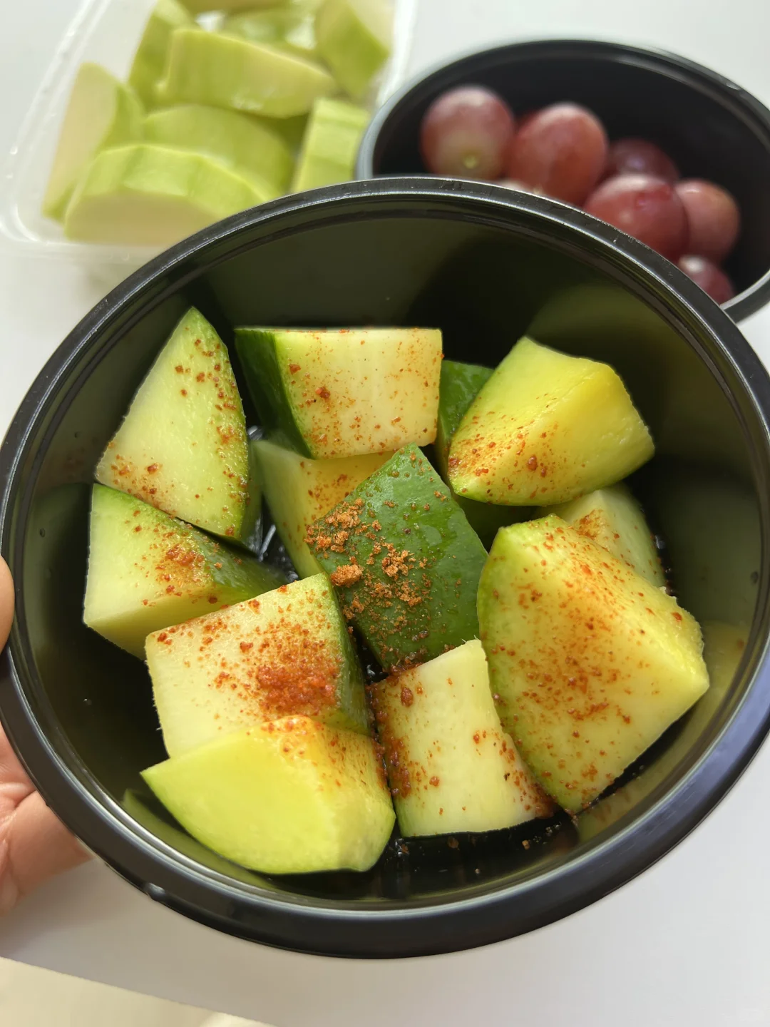 我爷爷:你这么切脆甜芒包卖出去吗?我:包的