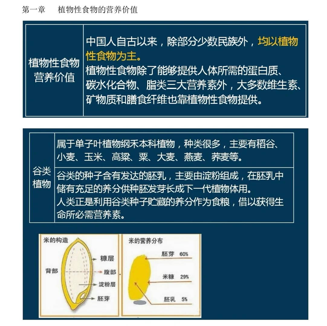 Day37 植物性食物的营养价值之谷类（一）