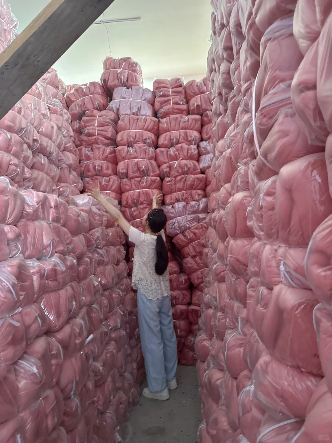 我爸厂里的家居服，想过它厚但没想到这么厚