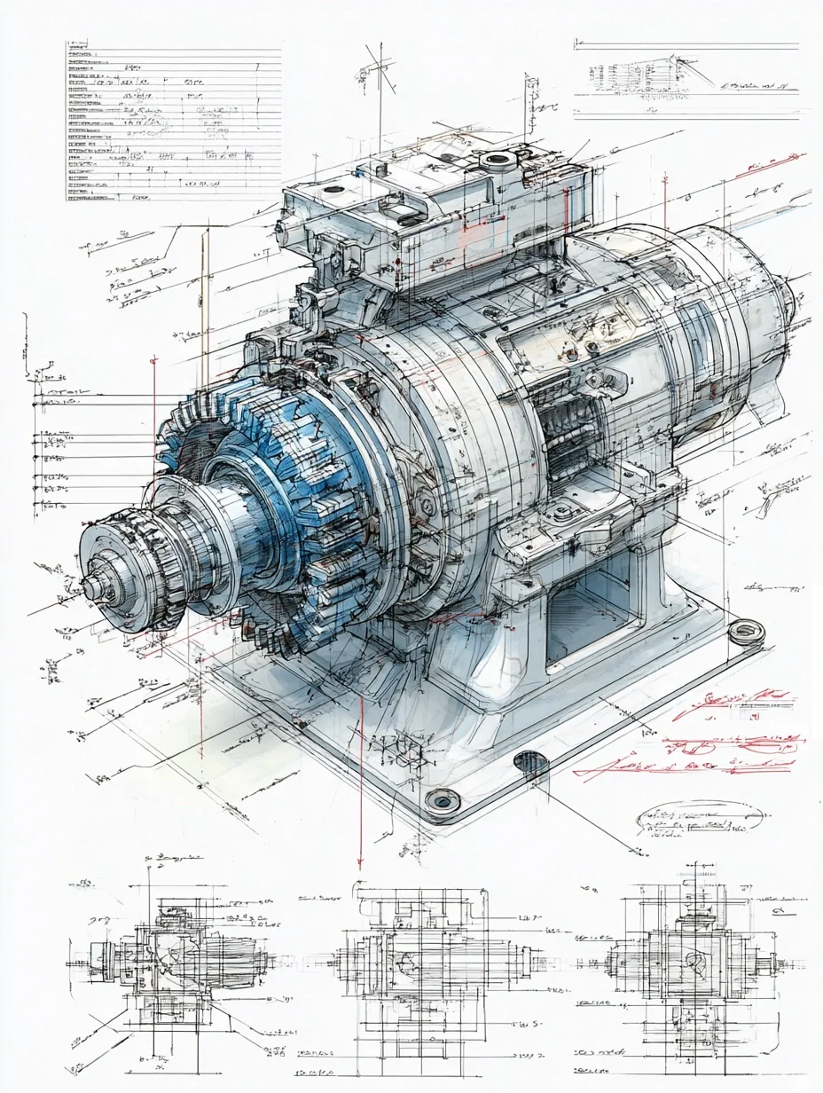机械变速齿轮箱·设计手稿［咒语］
