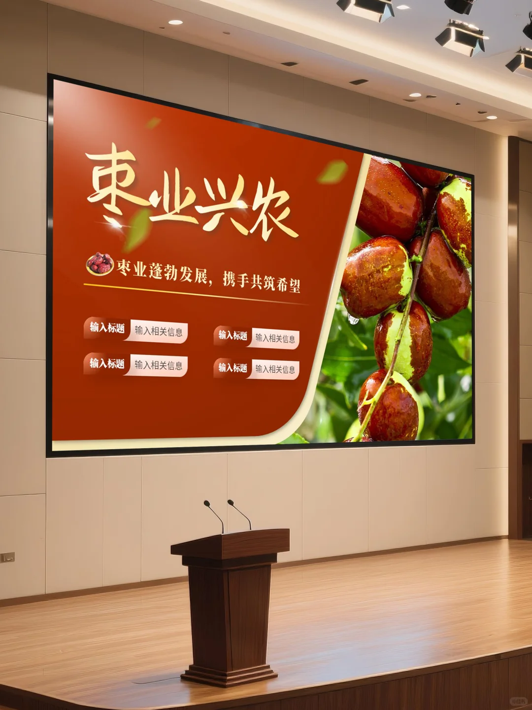 红枣PPT这样做，高级又大气