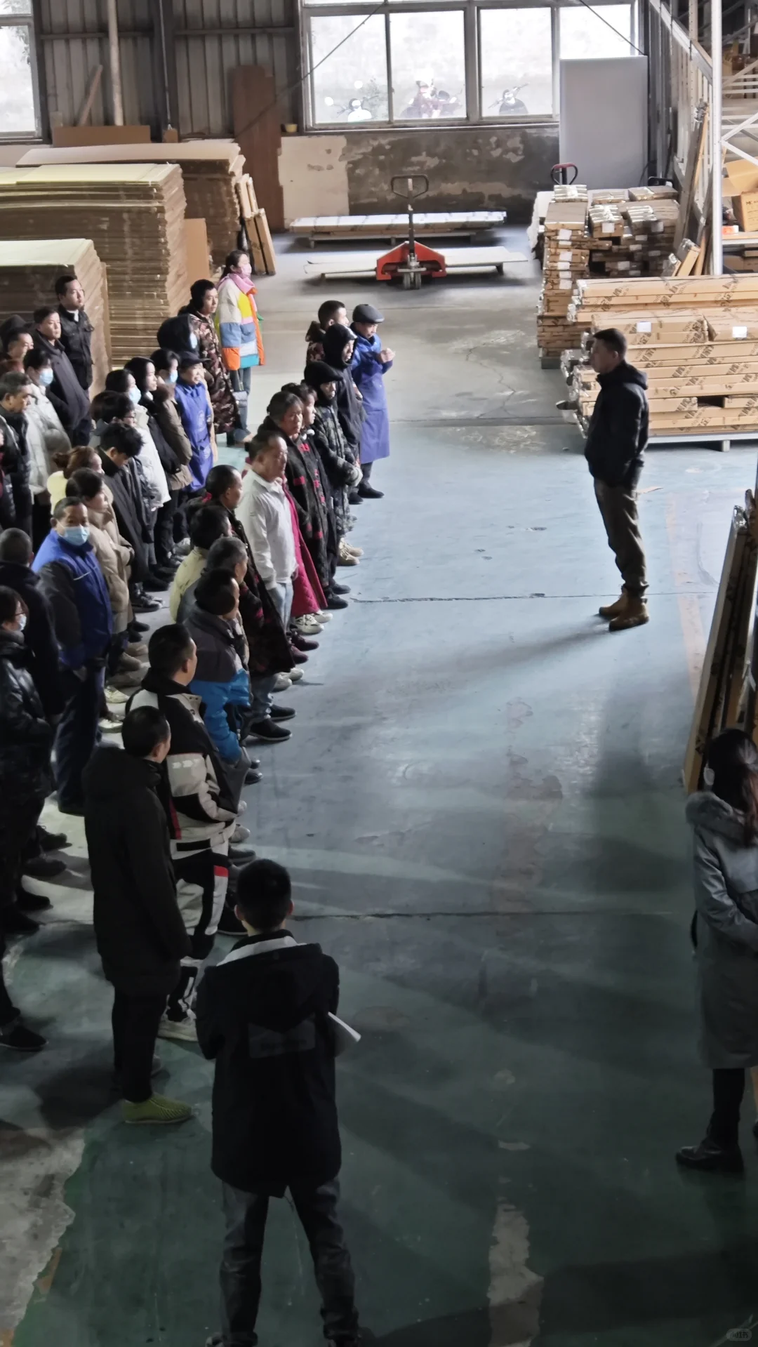 全屋定制工厂每周一会！