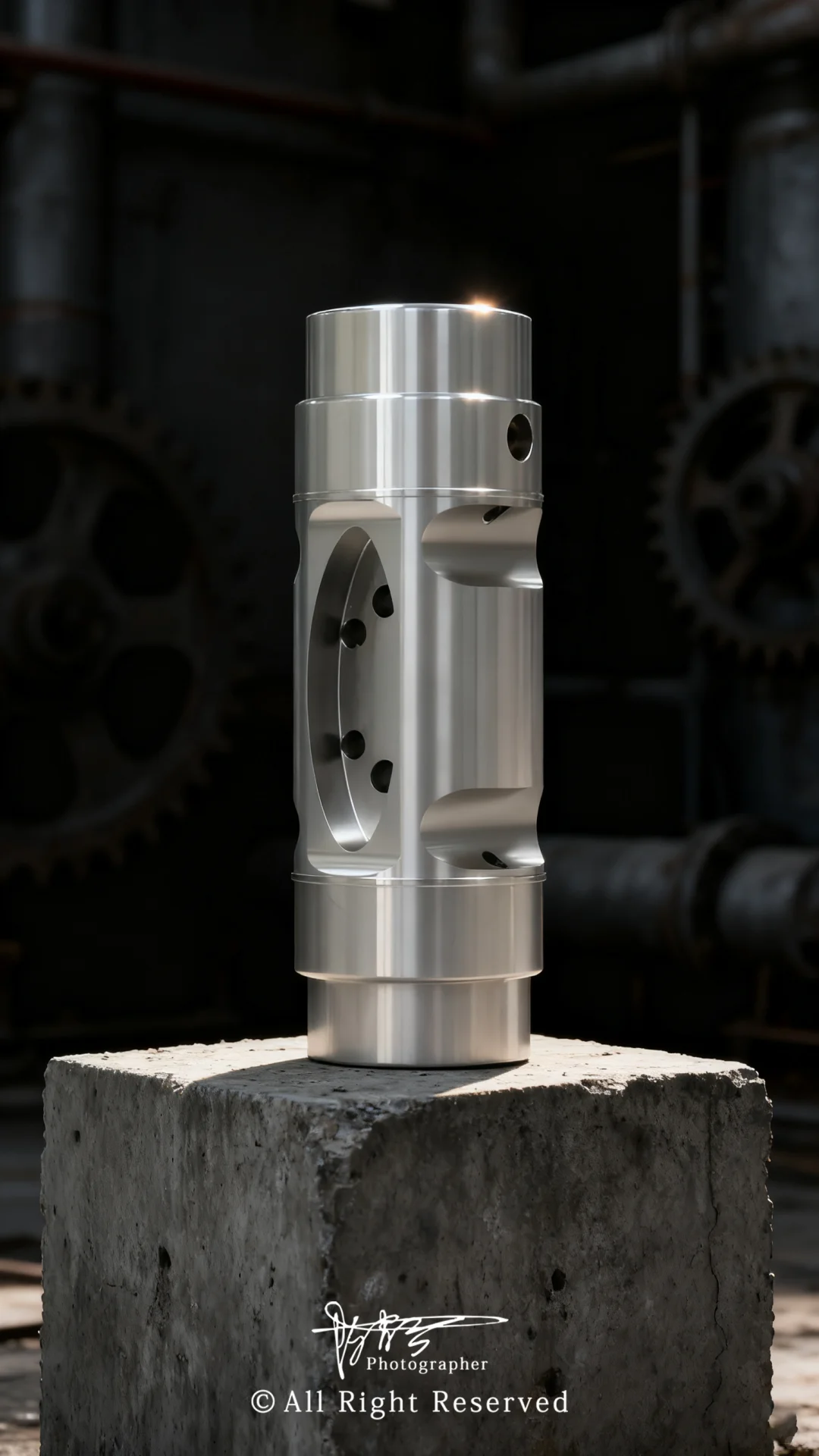 工业风精密零件拍摄