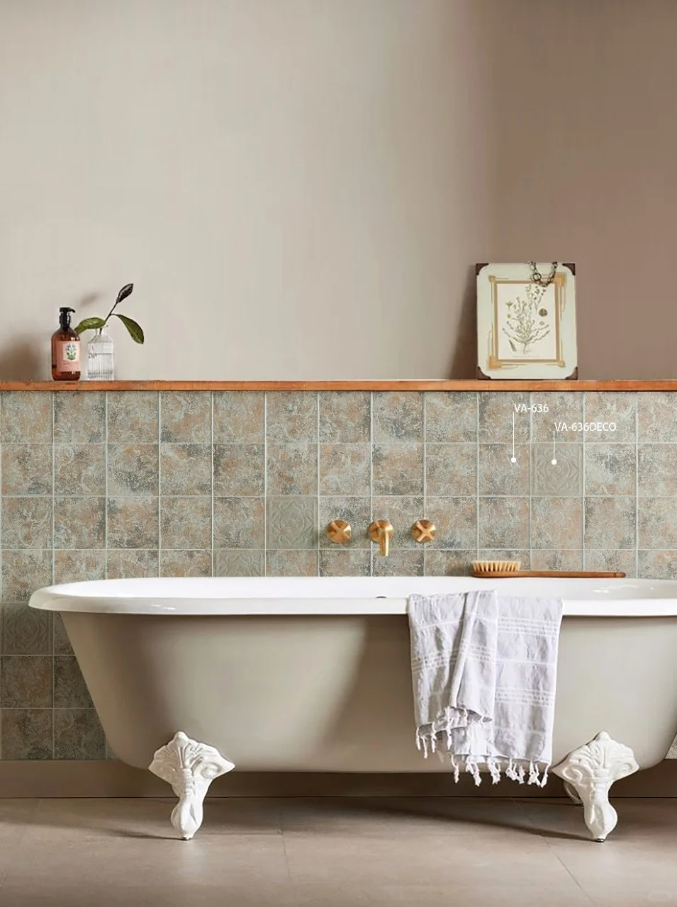 SuChen美式复古乡村148x148手工小砖