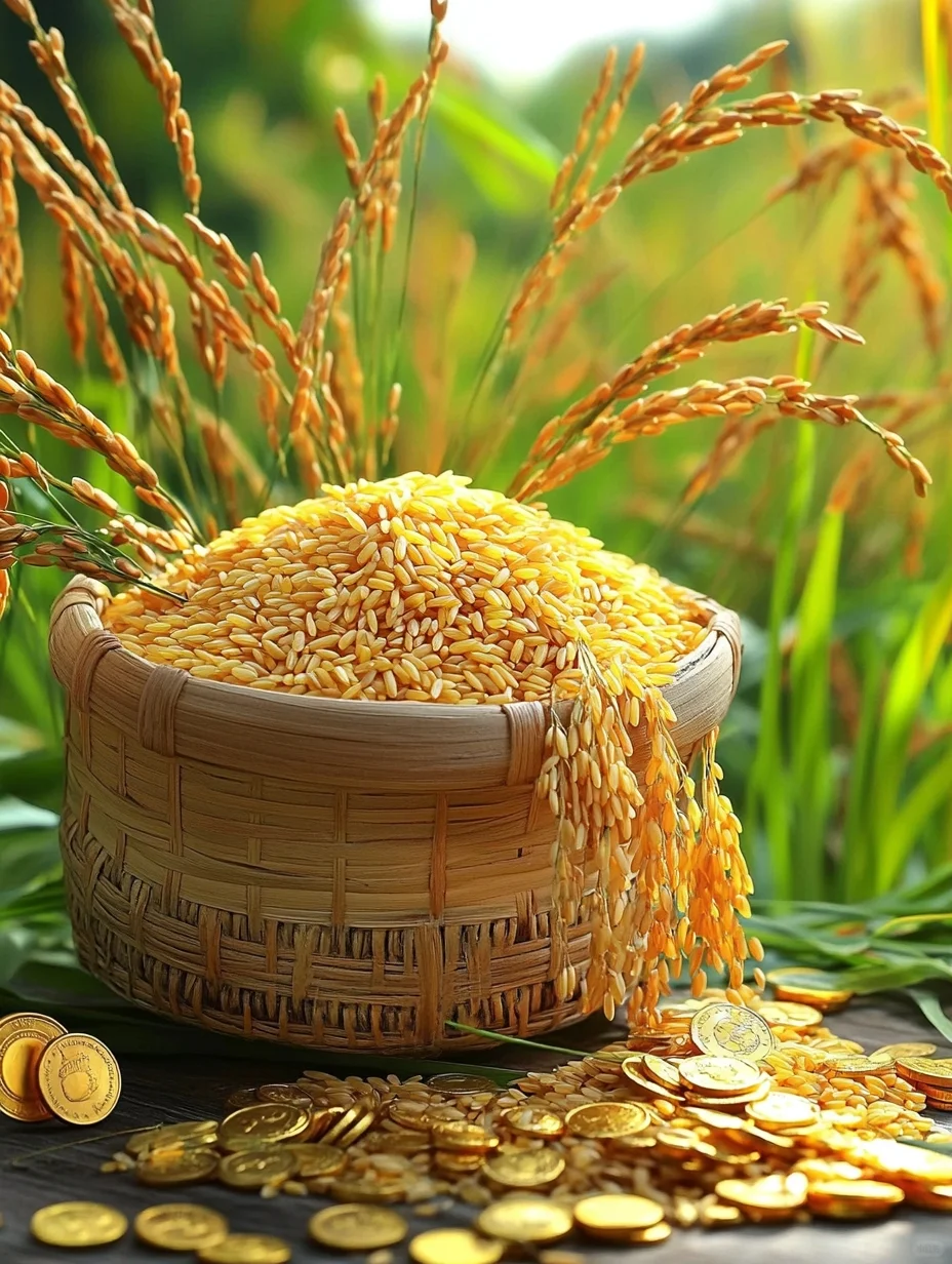 稻谷飘香，五谷丰收，满载而归！