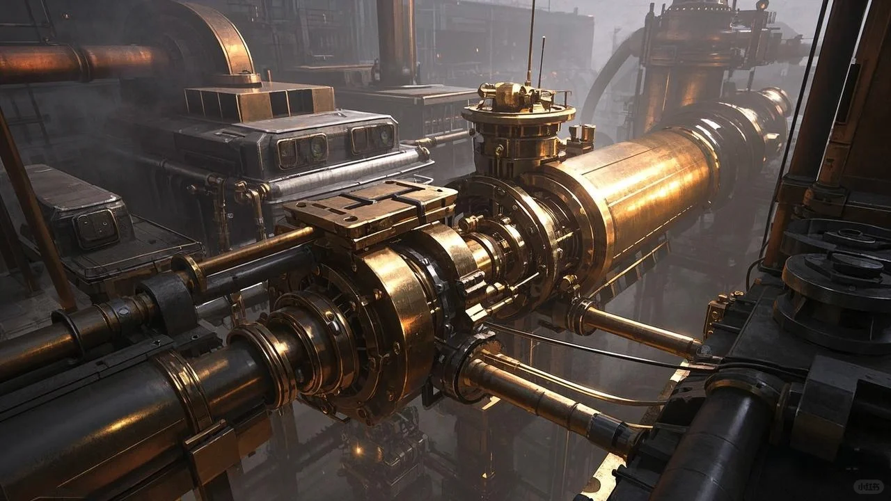 机械齿轮图片，PPT插图，科技机械