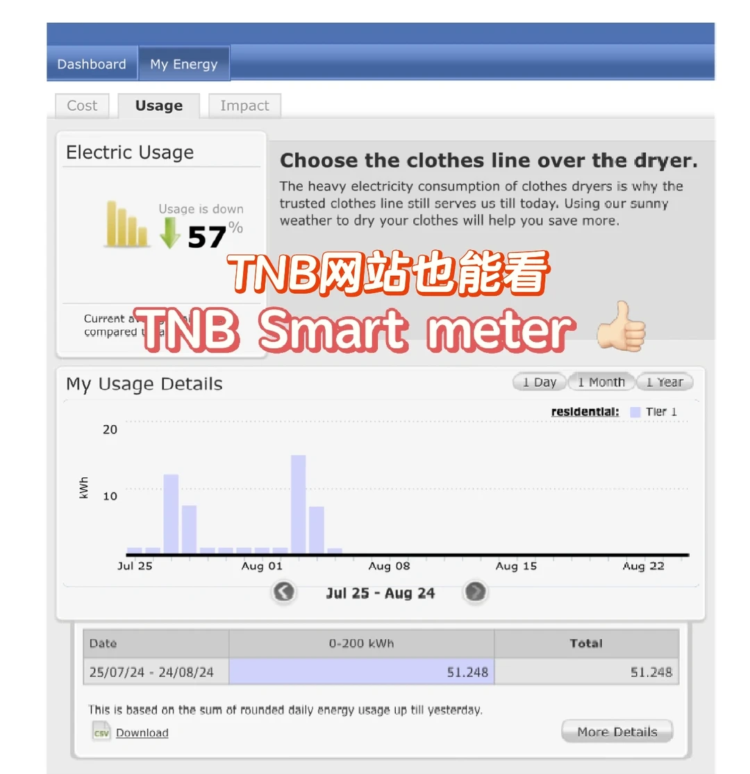 ??TNB Smart Meter 不错啊