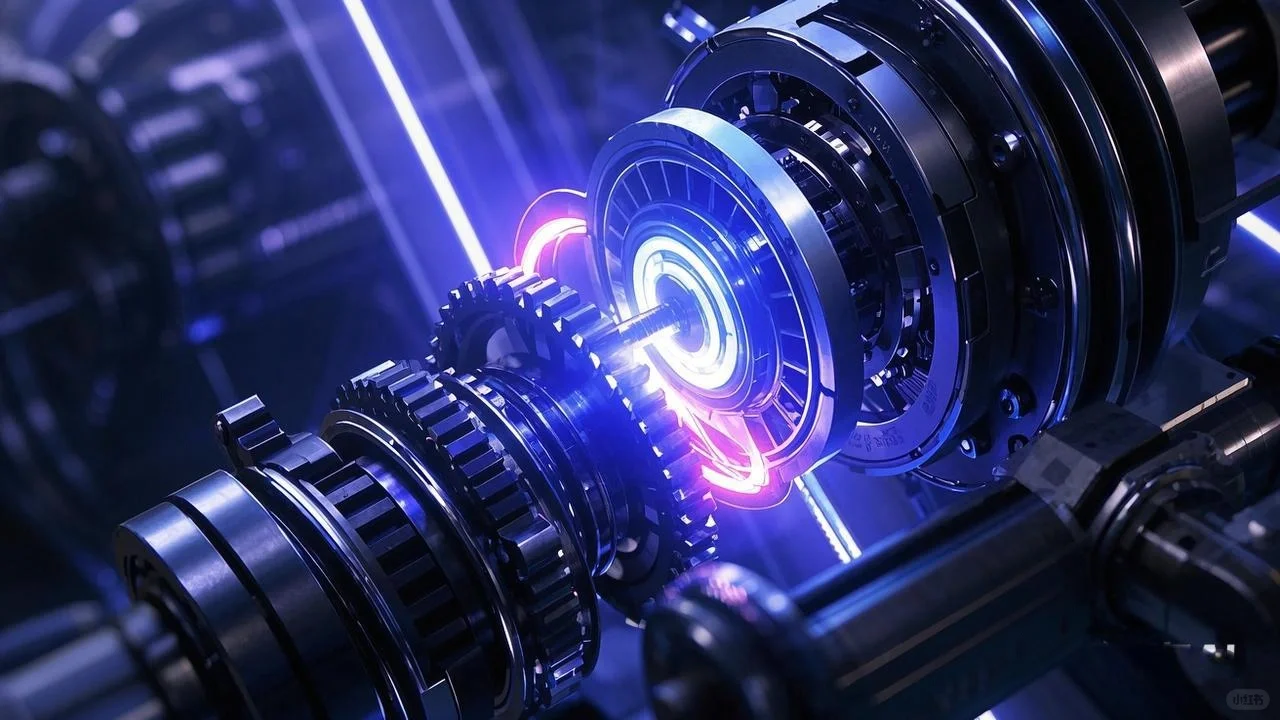 机械齿轮图片，PPT插图，科技机械