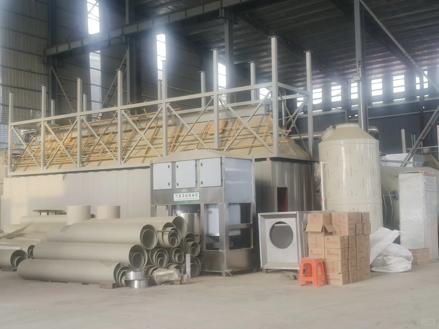 专业化环保处理废气设备——喷淋塔