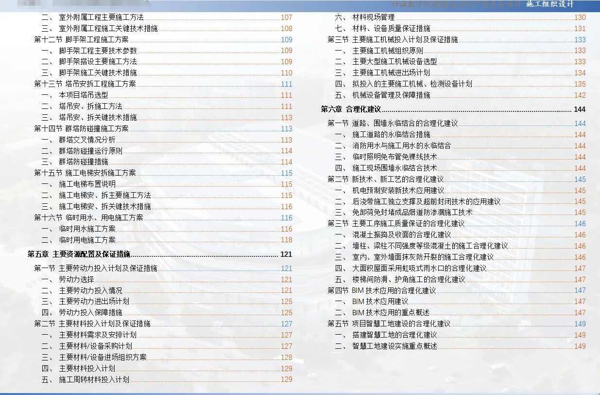 某化工类项目标书