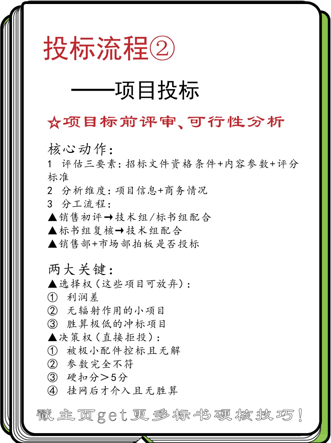 ✨工程项目投标全流程攻略｜投标新手存✨