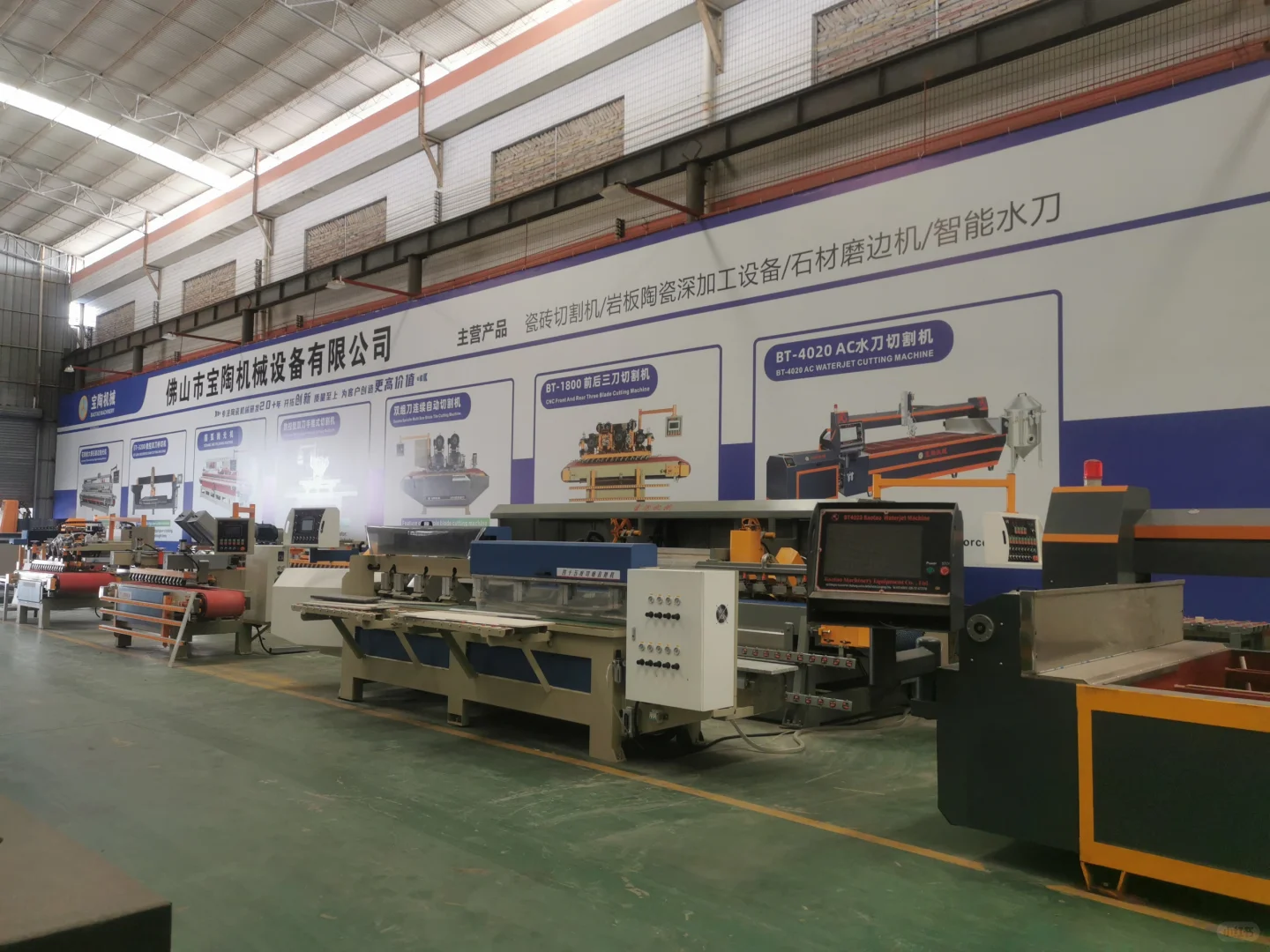 石材切割机，从生产到调试