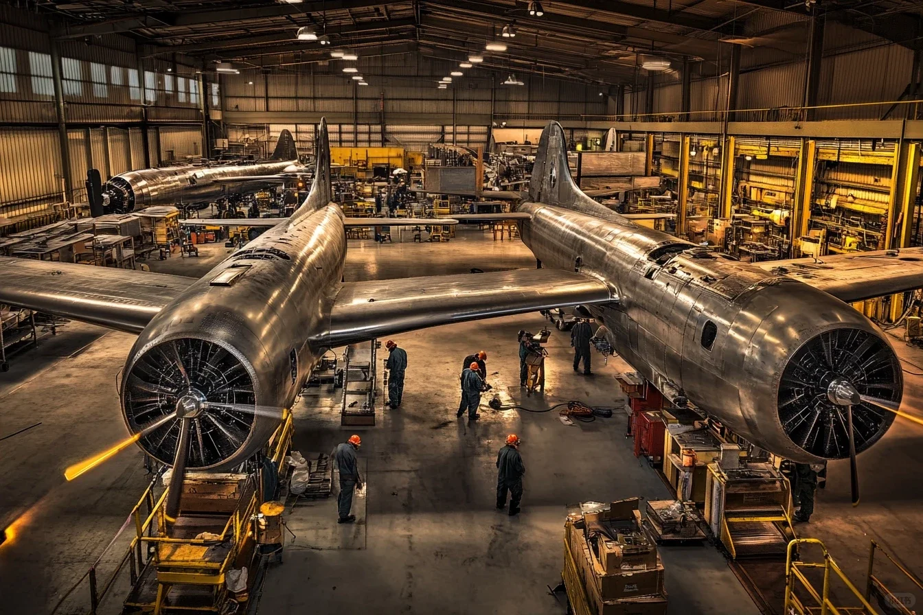 美国飞机工业机械图鉴