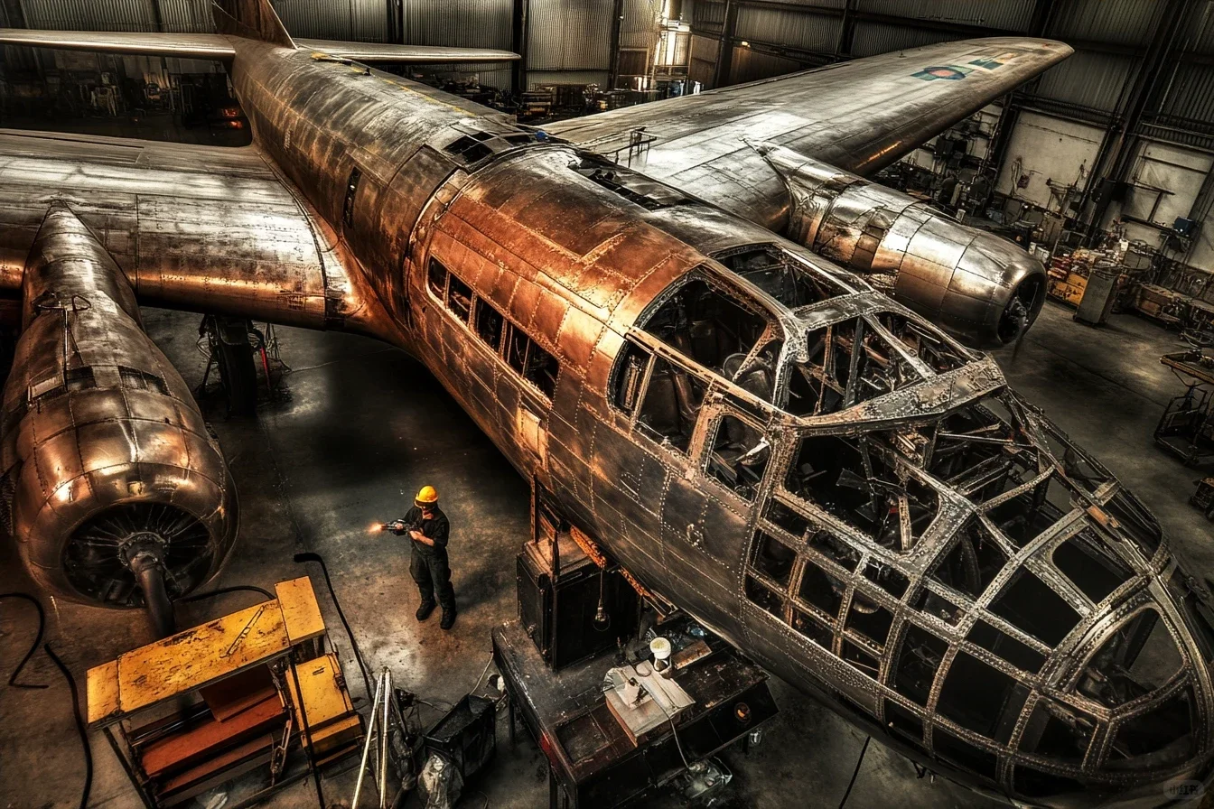 美国飞机工业机械图鉴