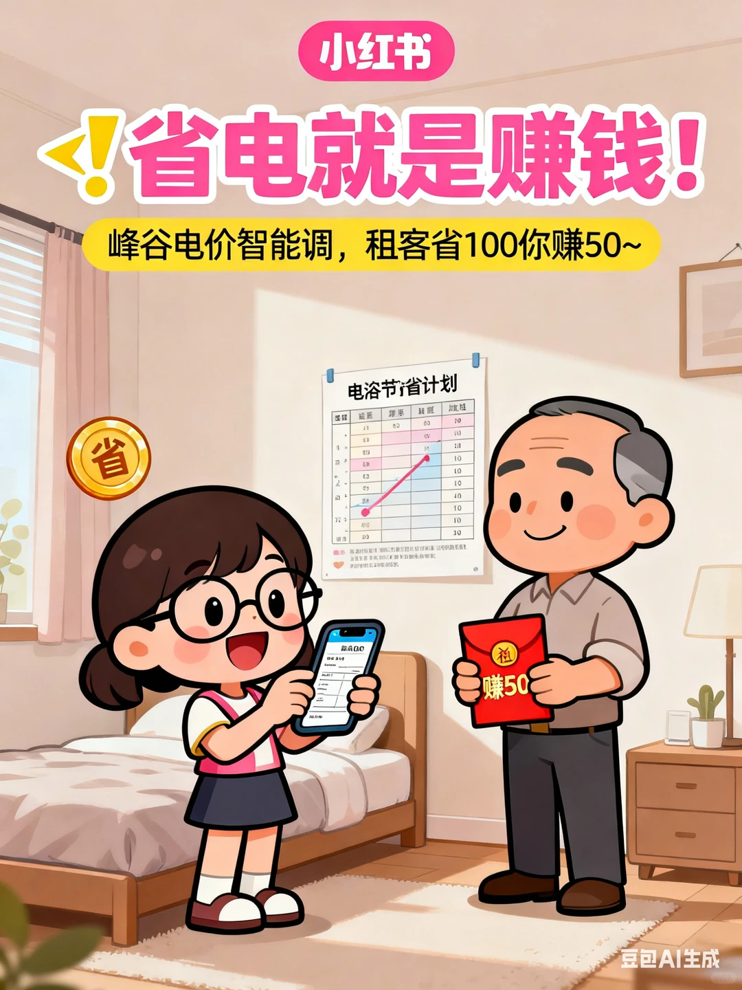 公寓智能电表峰谷调节！租客省你也赚