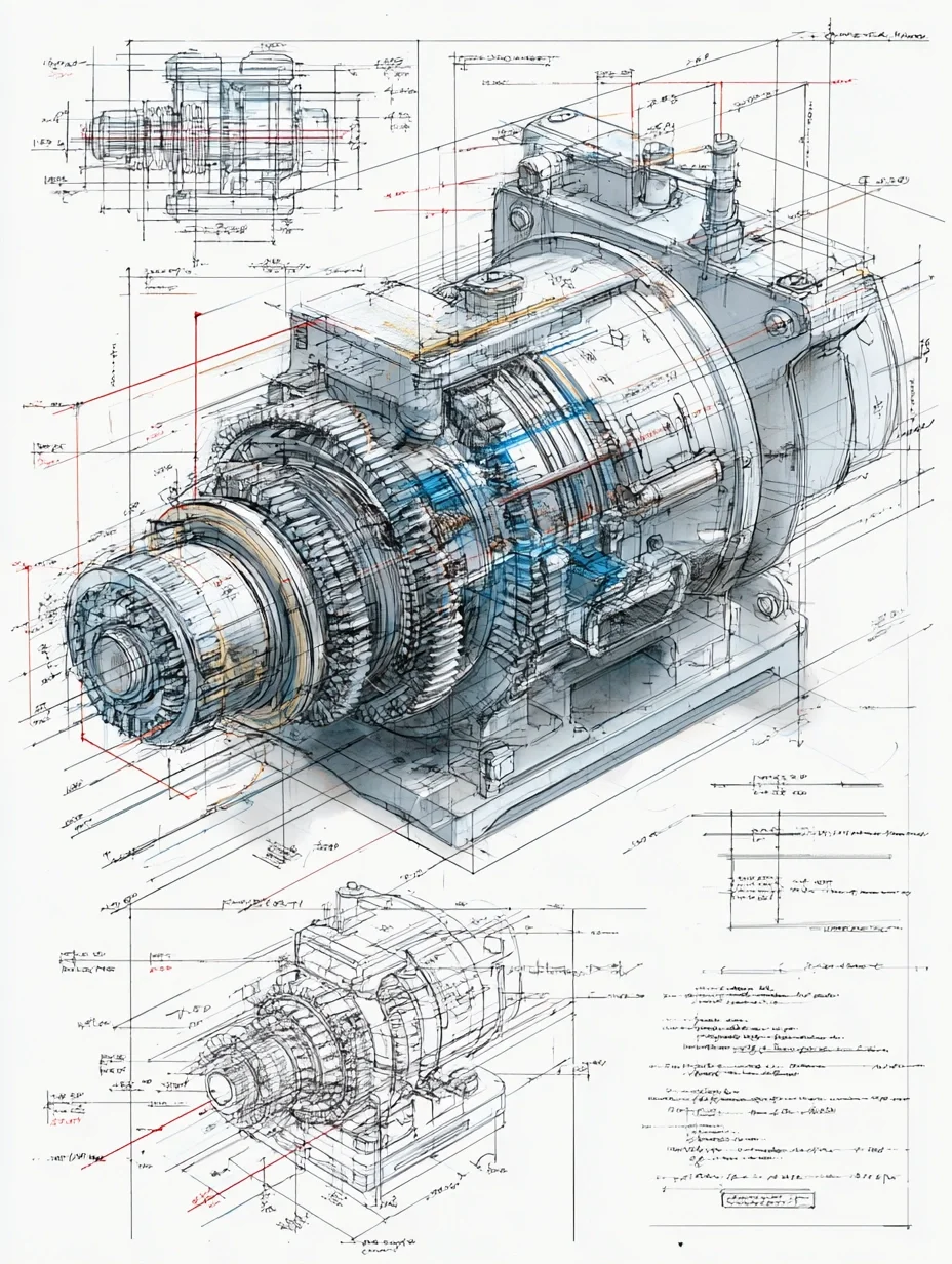机械变速齿轮箱·设计手稿［咒语］