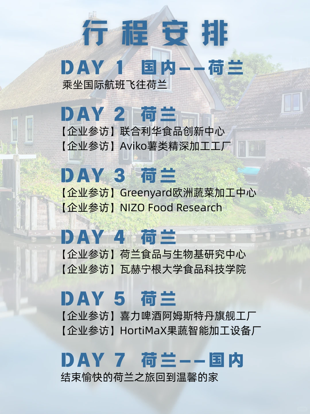 走进荷兰食品行业商务考察