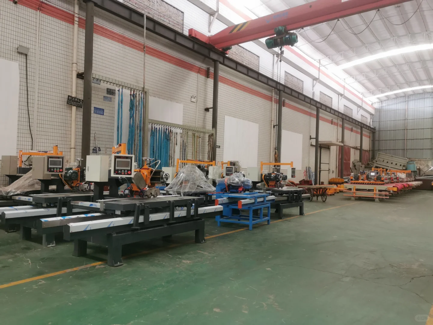 石材切割机，从生产到调试