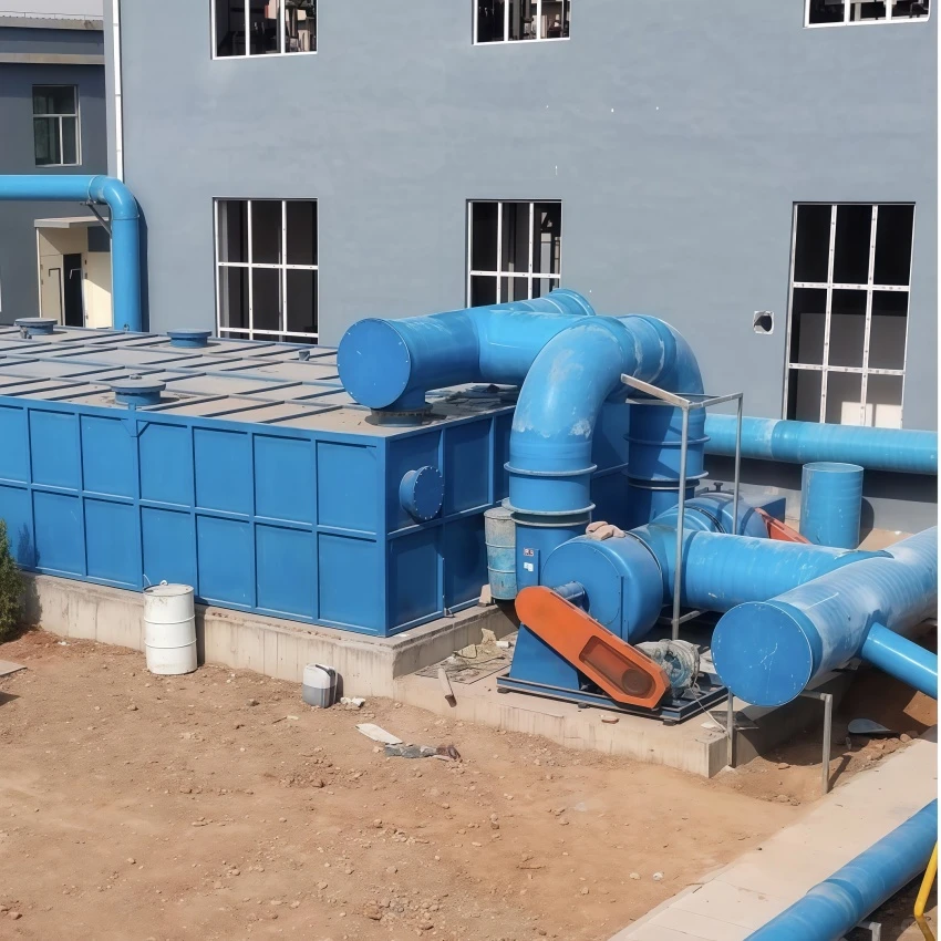 玻璃钢生物除臭箱，生物滤池，环保设备