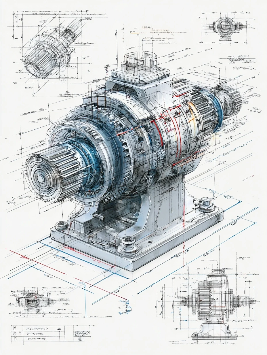 机械变速齿轮箱·设计手稿［咒语］