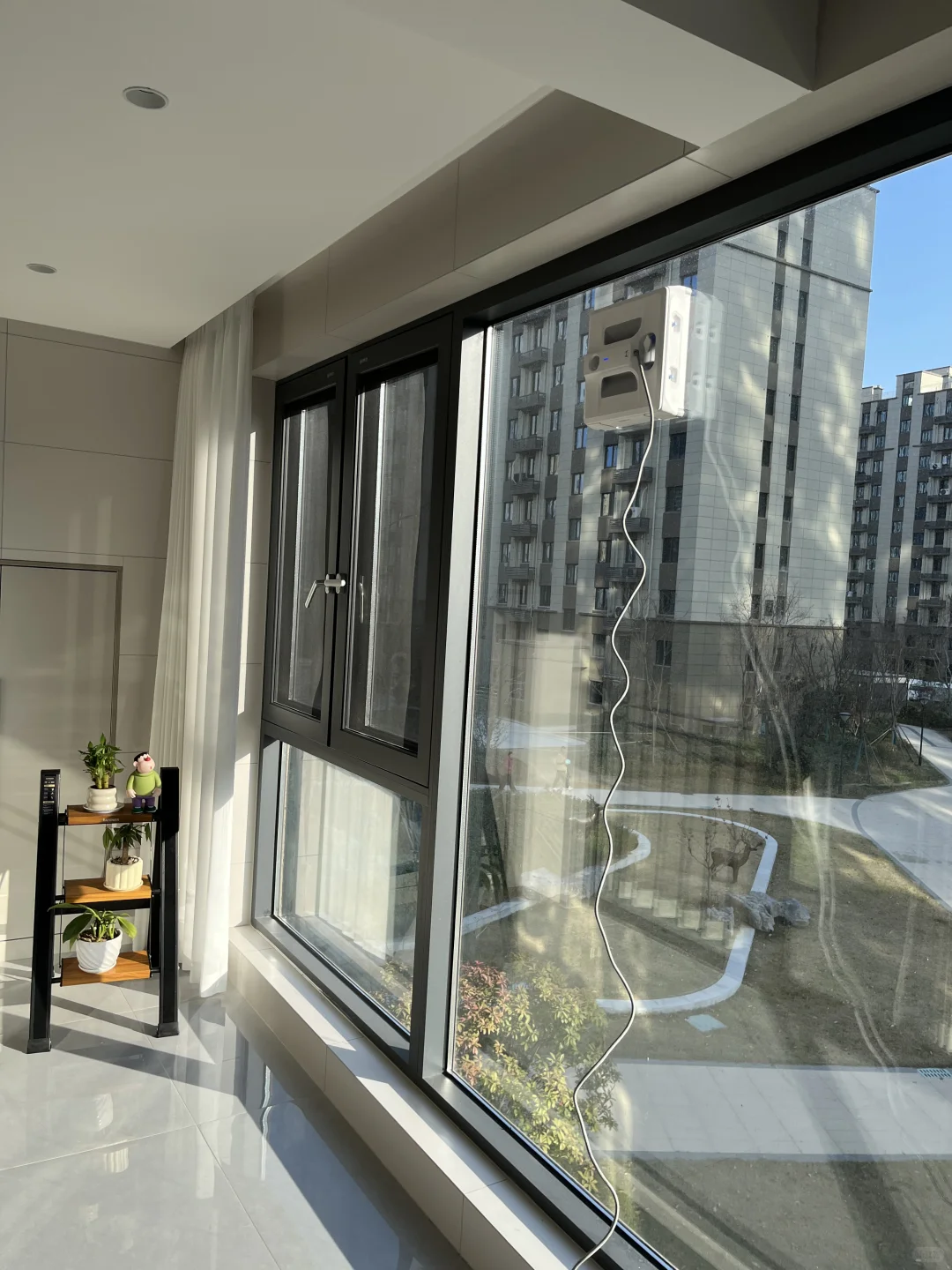 关于我买了个擦窗机器人,邻居都来找我租…