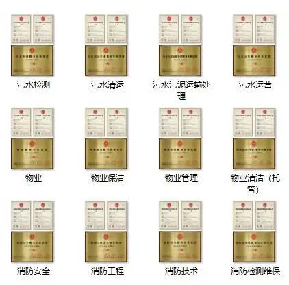 企业的服务资质办理中