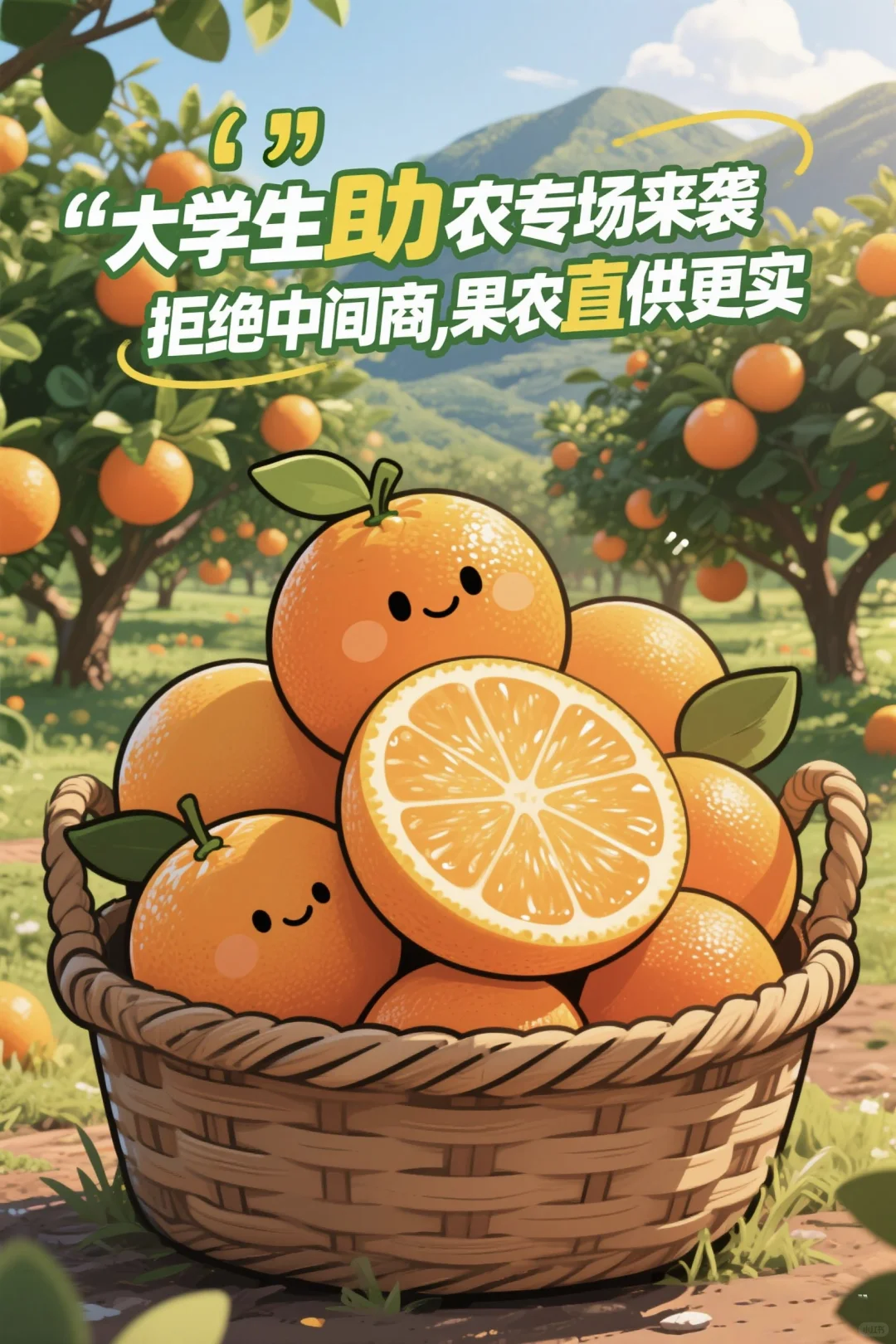 江西大学生校园助农卖赣南脐橙