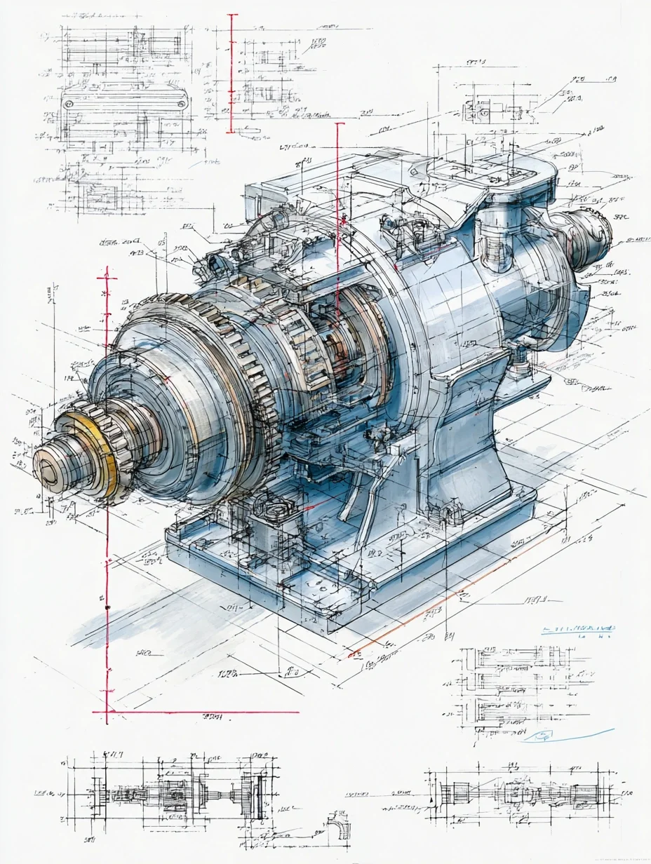 机械变速齿轮箱·设计手稿［咒语］
