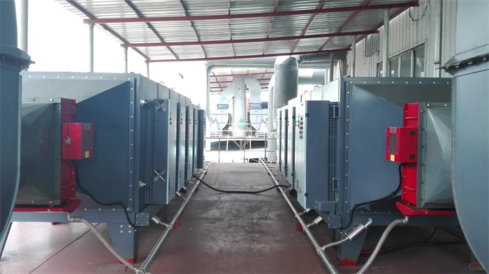 静电式净化回收设备在手套废气治理的应用