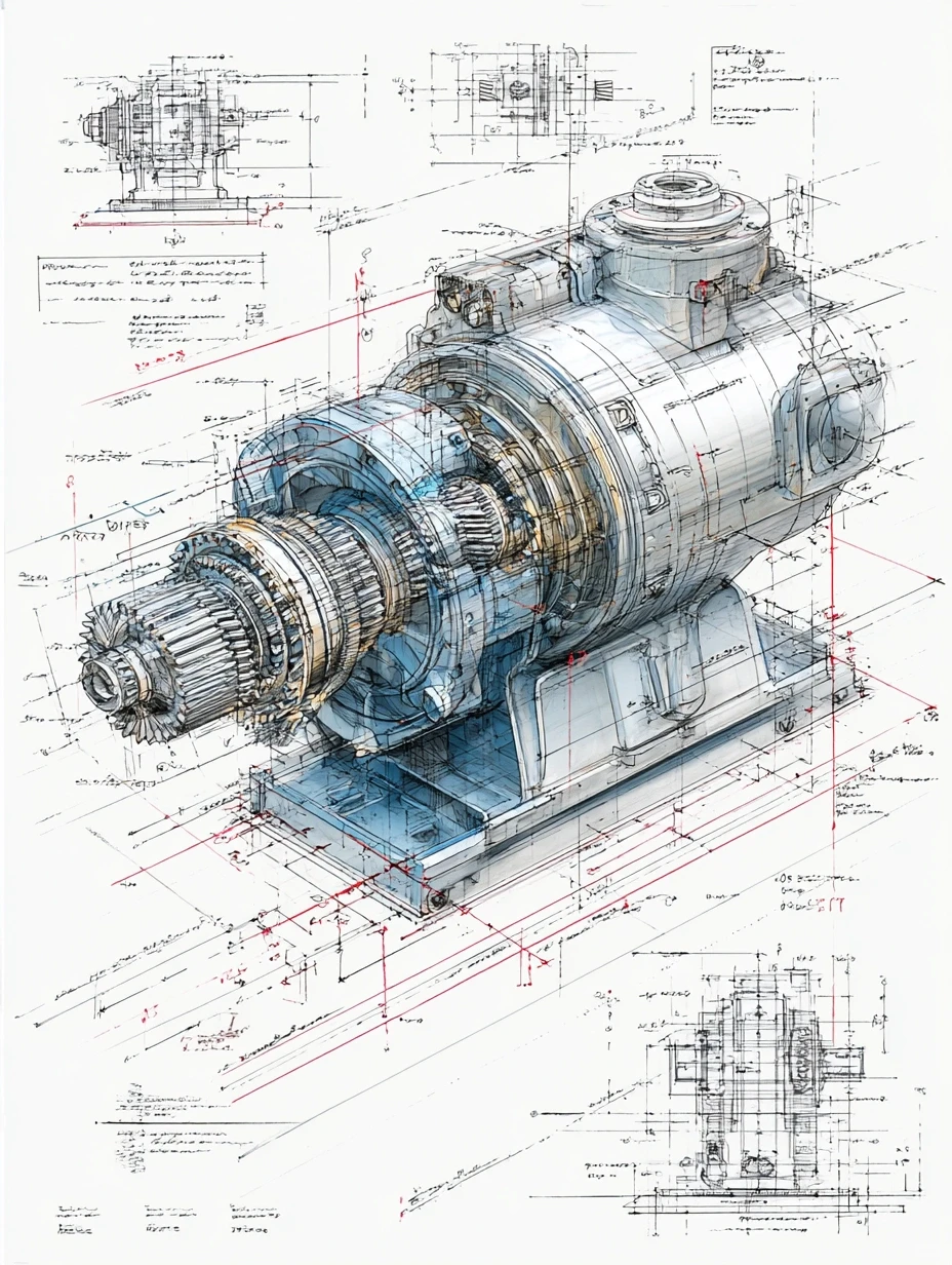机械变速齿轮箱·设计手稿［咒语］