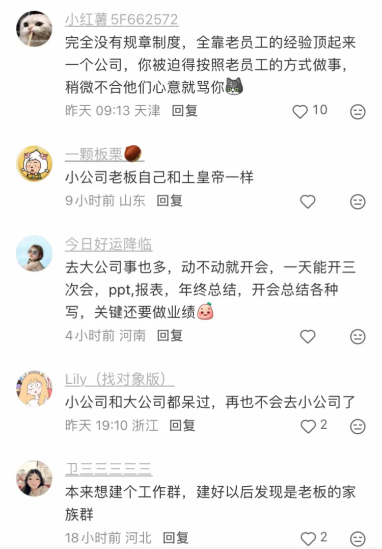 ?奉劝大家千万别去小公司！