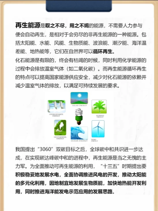 ESG 小知识:再生能源 Renewable Energy