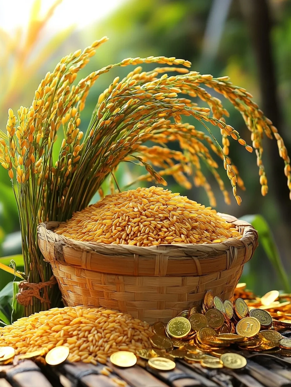 稻谷飘香，五谷丰收，满载而归！