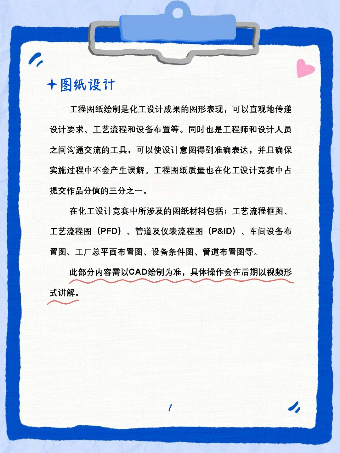 化工设计竞赛图纸绘制攻略?