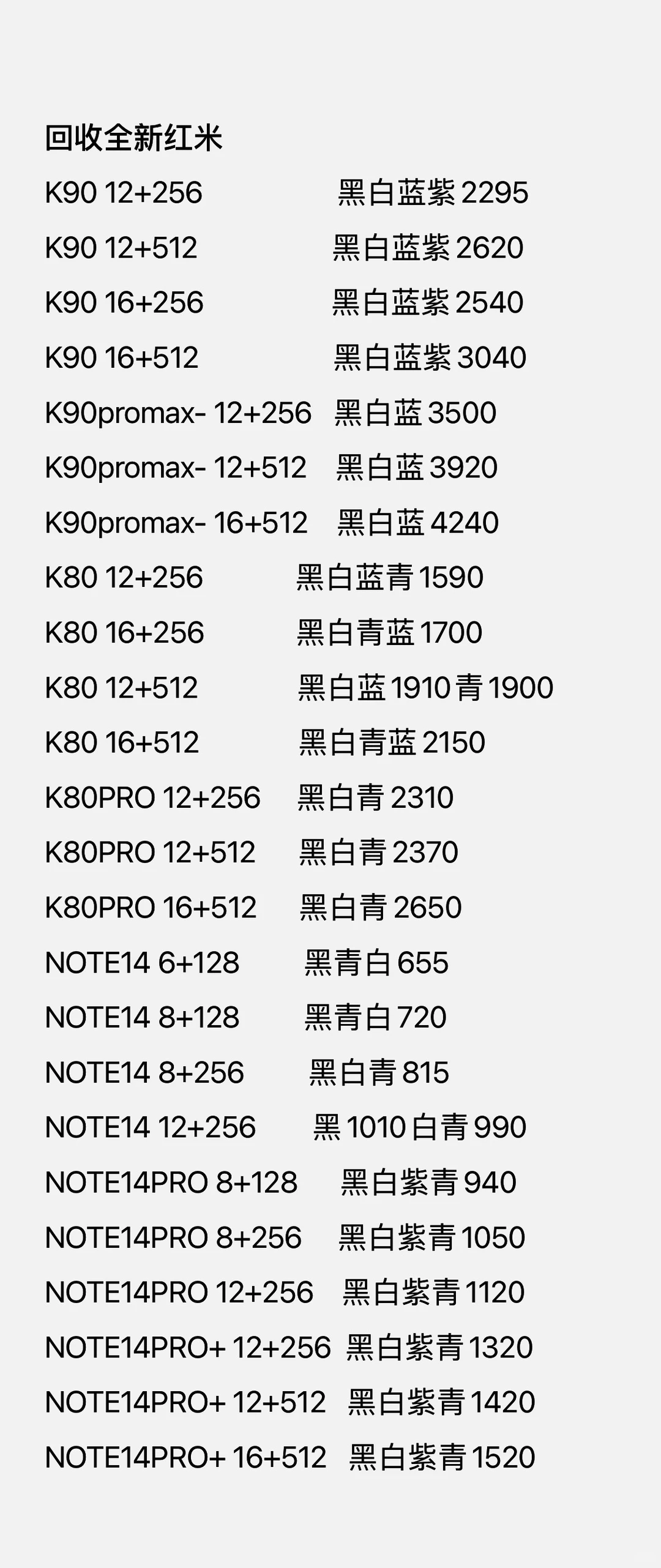 11月28日苹果回收行情 华强北回收报价
